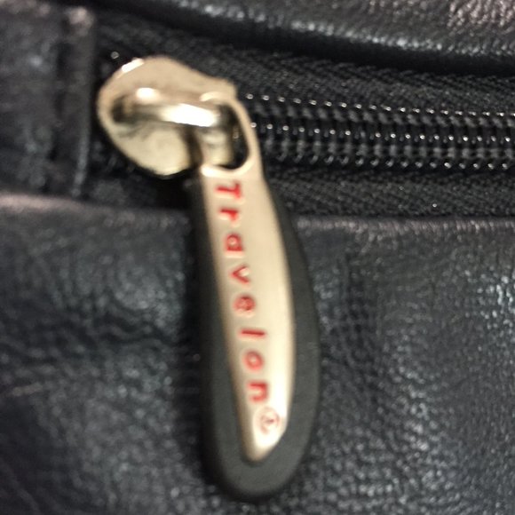 TRAVELON CROSSBODY MESSENGER LEATHER BAGS - Picture 9 of 12